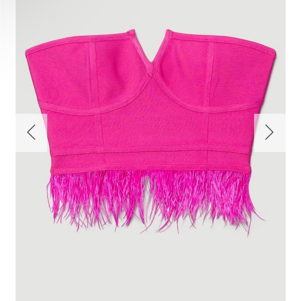 Karen Millen limited edition Fuchsia Strapless Top​​